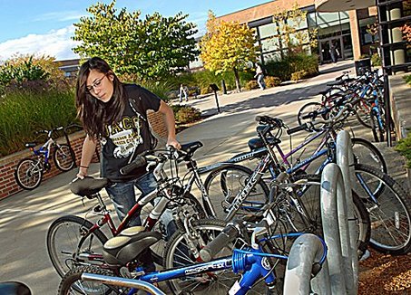 university bike racks